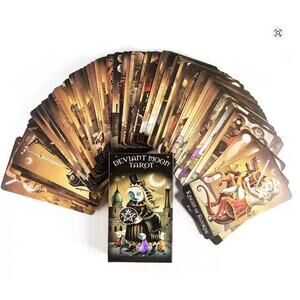 Deviant Moon Tarot Deck by Patrick Valenza | 78 Cards | Dark Gothic Art